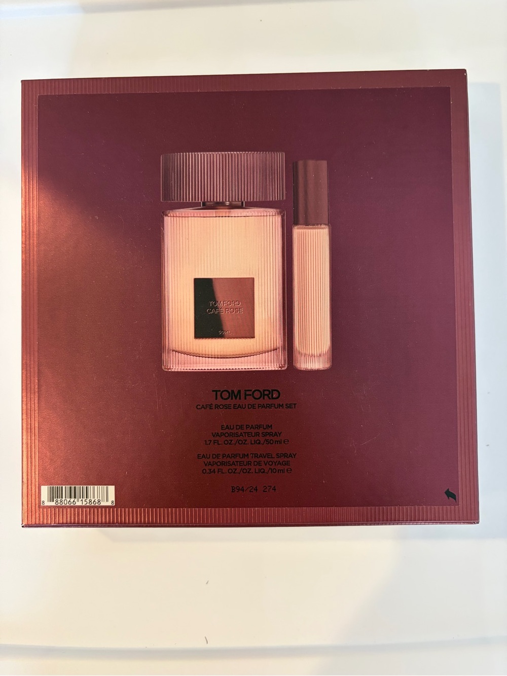 Tom Ford Cafe Rose Set Spray 1.7 oz & 0.34oz 2 pc - Picture 3 of 3